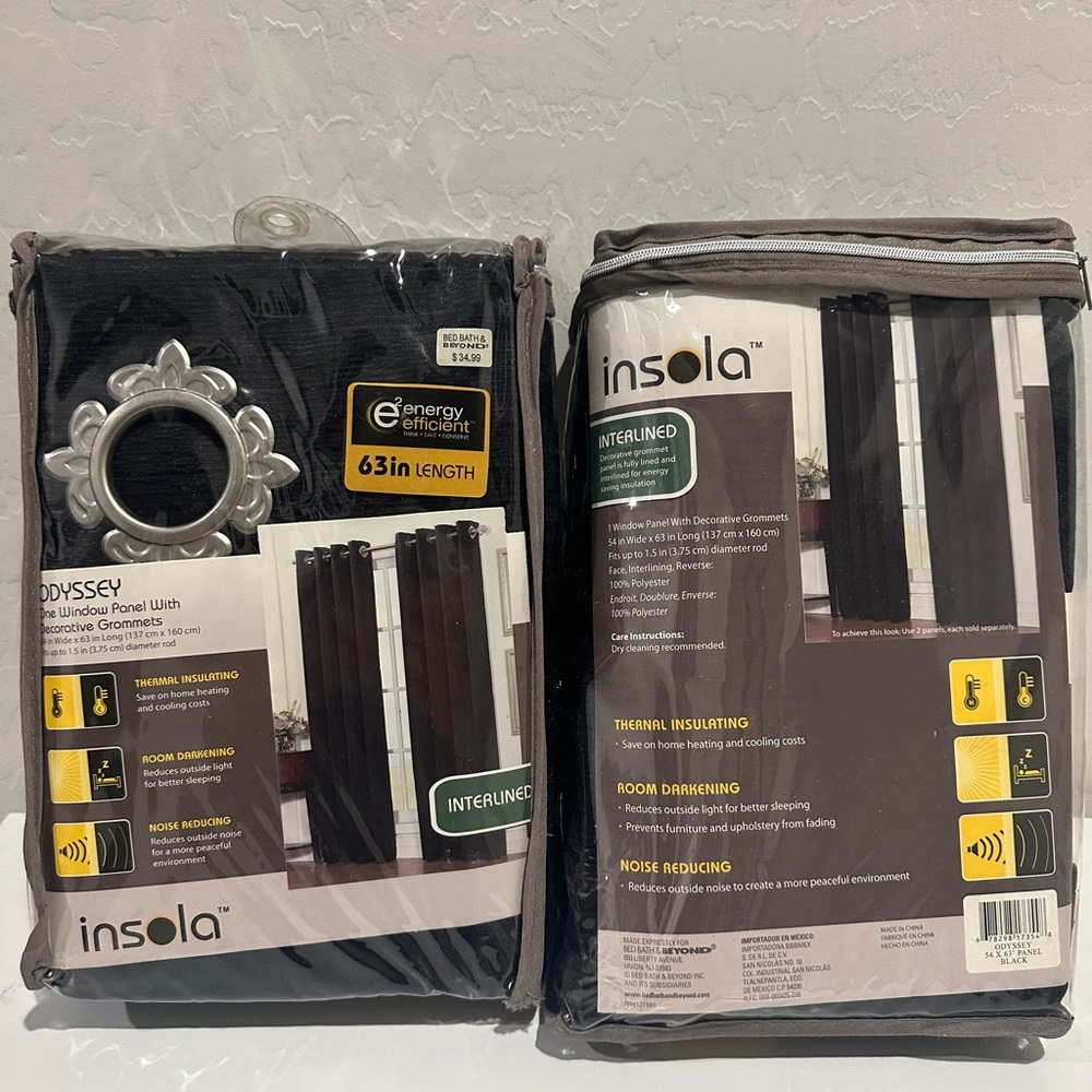 Insola Blackout Curtain Panels
